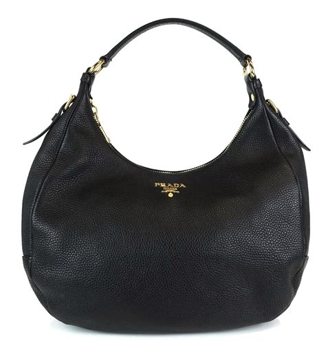 prada daino leather hobo bag